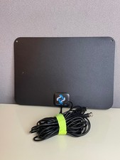U Must Have Amplified HD Digital TV Indoor Antenna ULTRA THIN Black Used