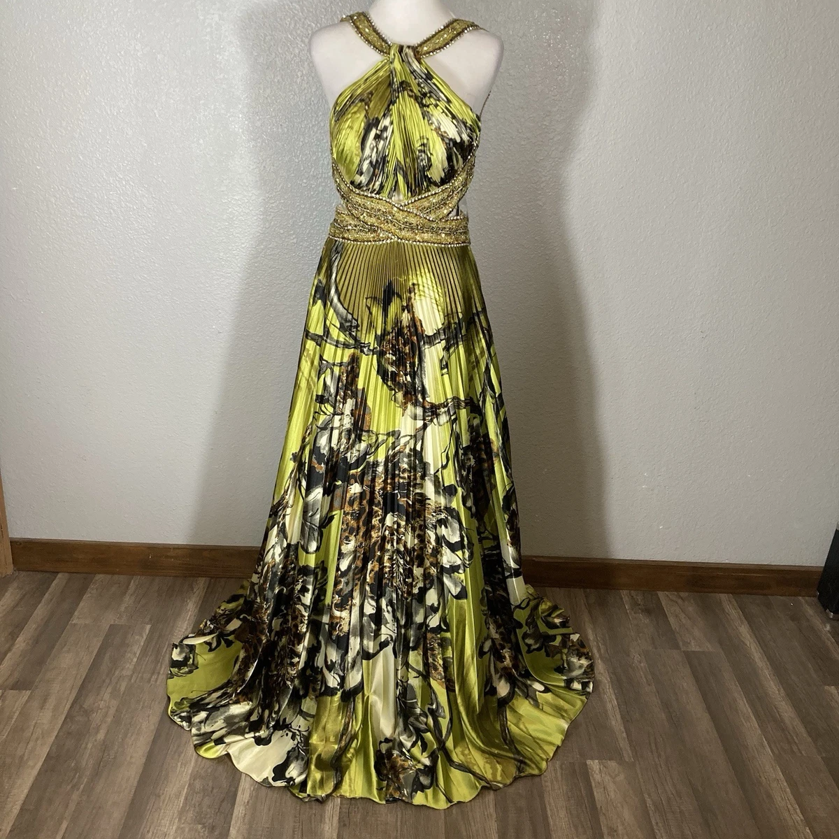 jodie comer green dress Jovani 1012 Size 10 Hot Pink Prom Dress Sequin Pageant Gown Slit Backless main image 0
