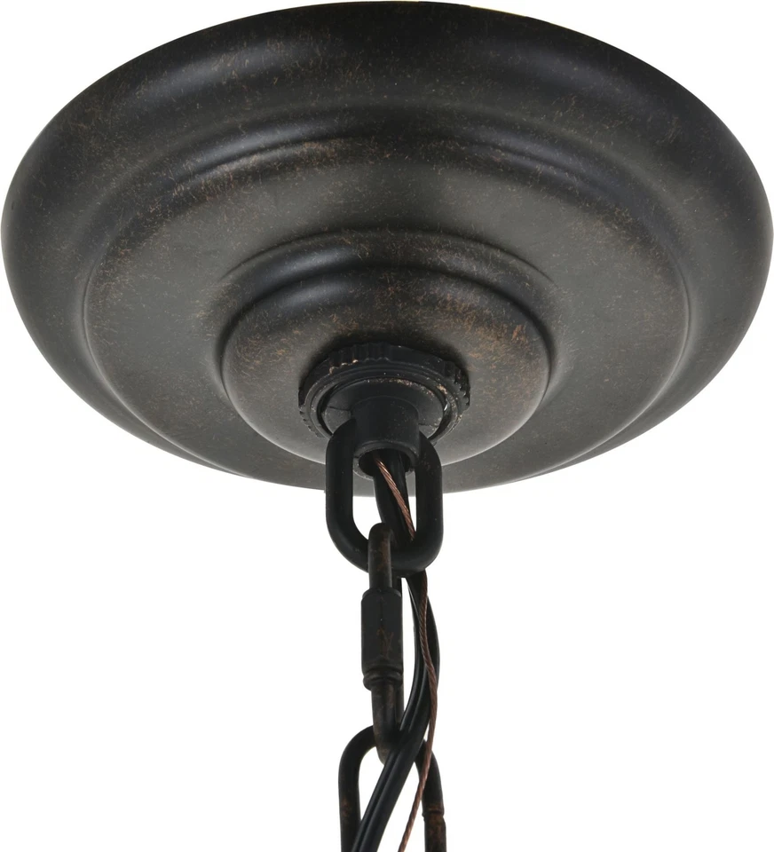 Elegant Lighting LD4006D14 Octavia 3 Light 14"W Taper Candle - Brown - Image 2 of 4