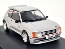 Solido 1/43 Peugeot 205 GTi Dimma Grey Futura 1992 Diecast Model Car
