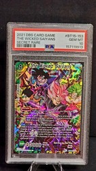 The Wicked Saiyans BT15-153 Secret Rare Saiyan Showdown