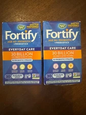 2x Natures Way FORTIFY Probiotic AGE 50+ daily 30 Billion 30 caps Exp: 08/2025