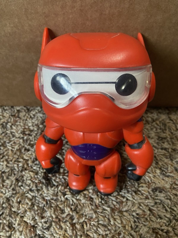 Disney Big Hero 6: Baymax: 6” Funko Pop Figure #112 Red Armor Loose Action Fig!