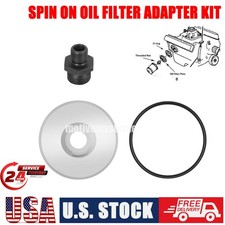 Aluminum Spin On Oil Filter Adapter Set For Y Block Ford 232 252 272 292 312 352 Aluminum Spin On Oil Filter Adapter Set For Y Block Ford 232 252 272 292 312 352