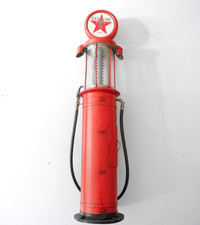 Modelo surtidor gasolinera GASOLINE T TEXACO chapa juguete Tin Toy Gas Pump