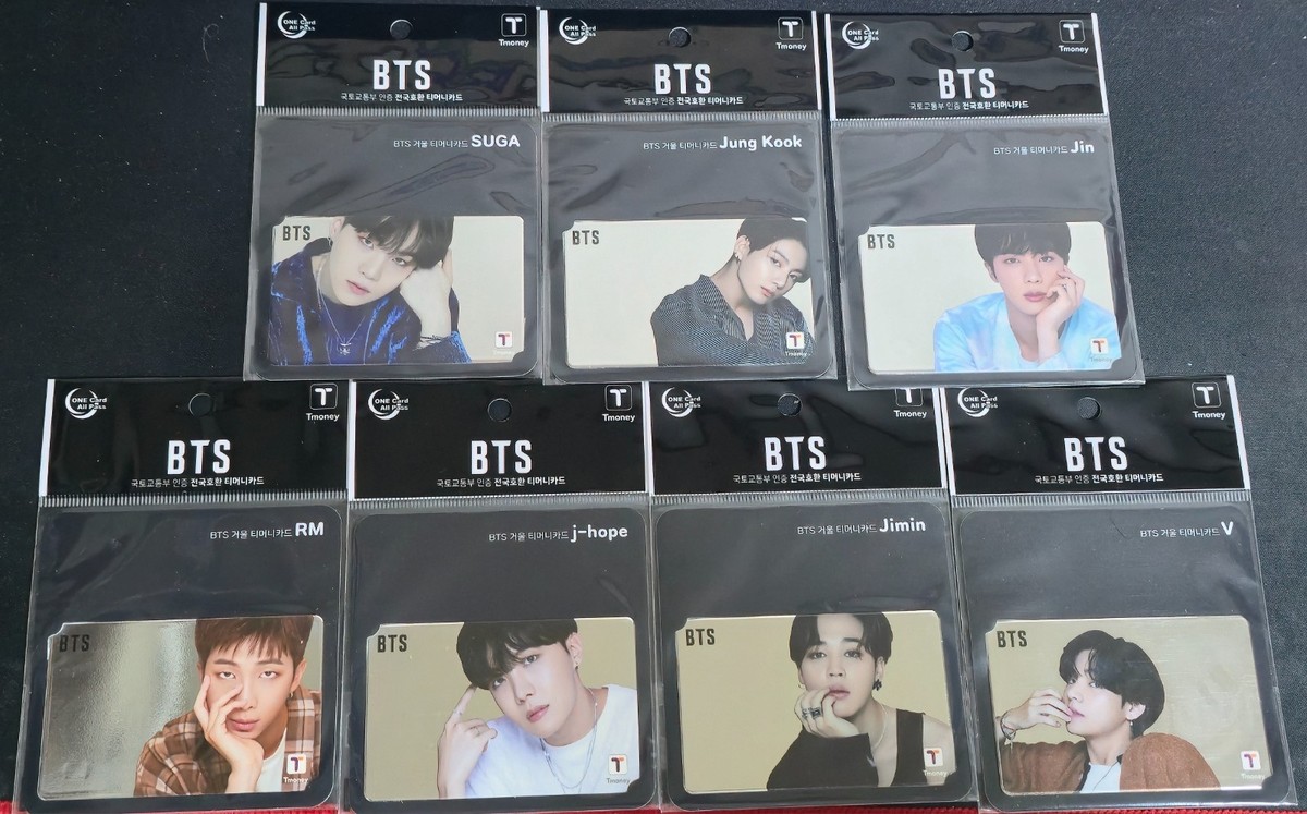 BTS X CU Tmoney T money Official Photo Card Limited KOREA