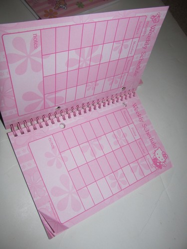 3 PC SANRIO HELLO KITTY FAIRY ANGEL SET NOTEBOOK - STUDENT PLANNER - CLIP BOARD - Picture 5 of 7