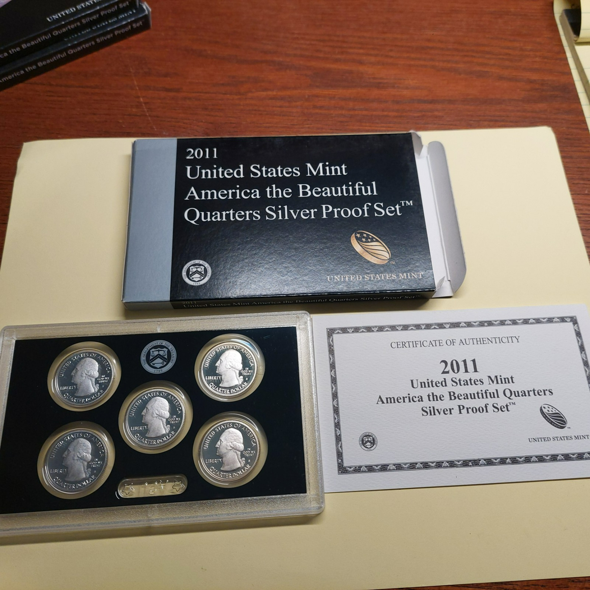 2011 ATB Silver Proof Set - 5 Coins - Box & CoA - Uncirculated | eBay