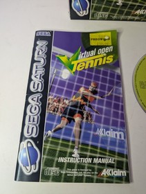 Virtual Open Tennis Sega Saturn Saturn PAL Rare