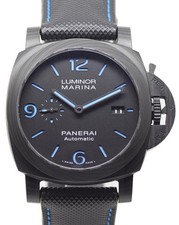 Panerai Mens Watch Luminor Marina Carbotech PAM01661, 2023 Full Set, Six Straps