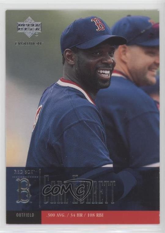 2001 Upper Deck Evolution Carl Everett #25 00ah