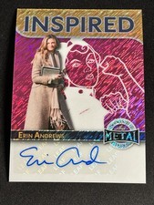 ERIN ANDREWS 2025 LEAF METAL WOMEN OF SPORT PINK SHIMMER PRIZM 1/2 AUTO 🔥🔥