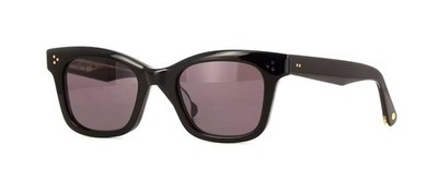 Garrett Leight THOMPSON SUN Black/Black Currant (BK/BKC) Sunglasses