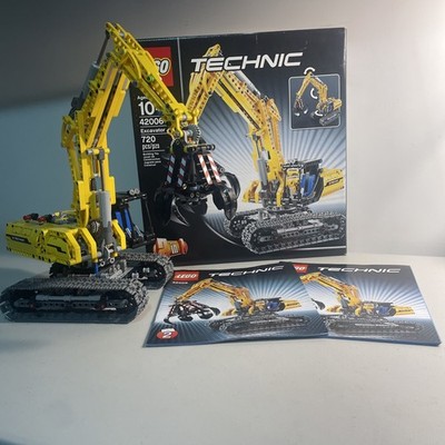 LEGO TECHNIC: Excavator (42006) Used Pristine Condition. Box & Manuals Included.