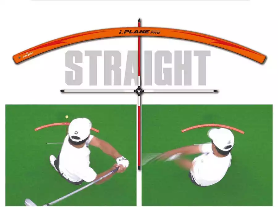 Swing Practice Instrument for Golf I.PLANE PRO Elite Grips