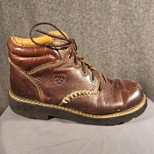 Ariat Canyon 4LR Hiking Boots Women Size 7.5B US Brown Leather Lace Up Pre-Owned - Picture 5 of 19
