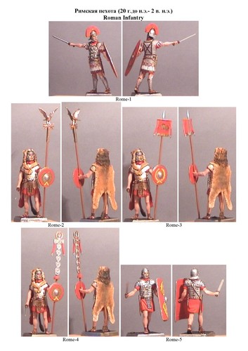 VID soldiers collectible metal figures Roman infantry 20 BC - 2 c. AD, 1/30 - Picture 2 of 91