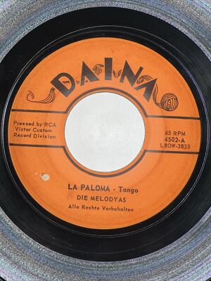 DIE MELODYAS 45 La Paloma / Elbaio