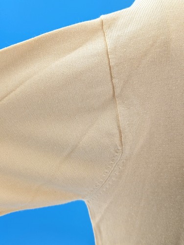 Bachrach Vintage Men’s Silk Blend SS Knit Polo Yellow Size Large VGC - Picture 3 of 11
