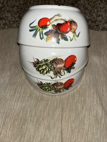 Lot Of (3) Vintage McCoy Pottery Spice Delight  Bowls USA 7026