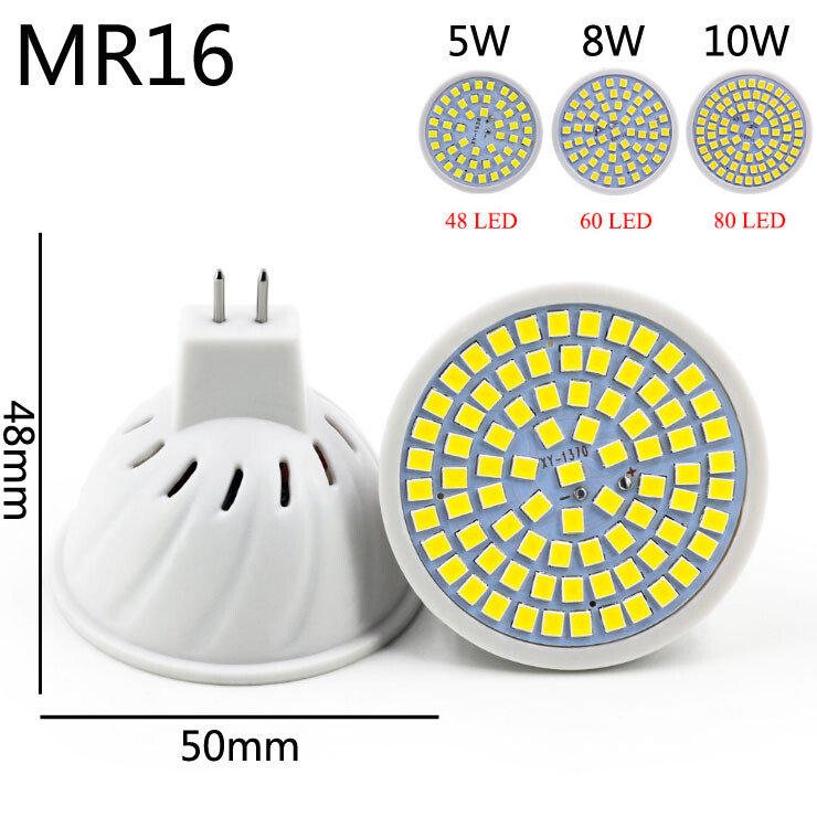 LED GU10 MR16 5W 8W 10W E27 E14 LAMPADINE Porta Faretti Incasso - Foto 10