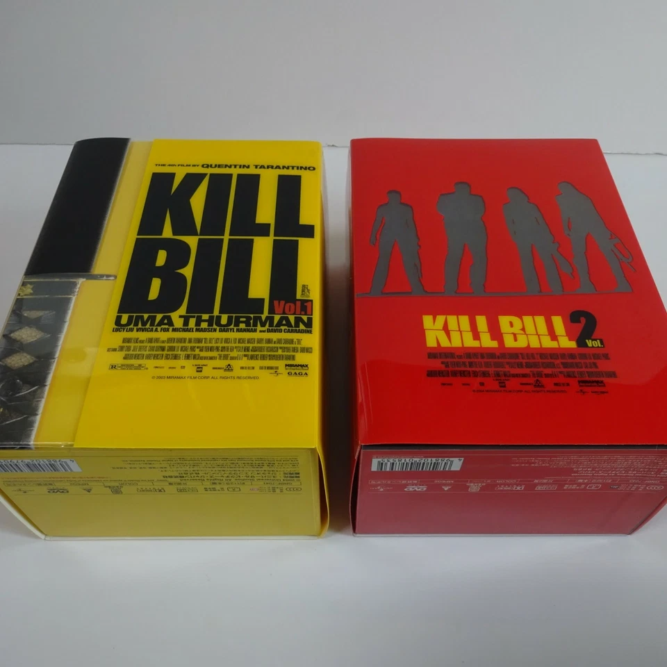 KILL BILL Premium JAPAN DVD BOX 1＆2 w/Be@rbrick Figure UMATHURMAN - Image 3 of 4