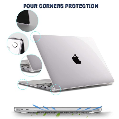 Fr MacBook Pro 13" A2338 A2289 A2251 M1/M2 Glossy Crystal Clear Hard Case Cover - Picture 6 of 12