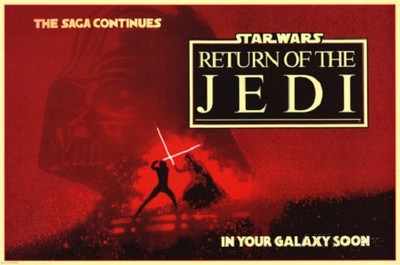 STAR WARS RETURN OF THE JEDI IN YOUR GALAXY SOON POSTER 36X24 NEW FREE SHIPPING