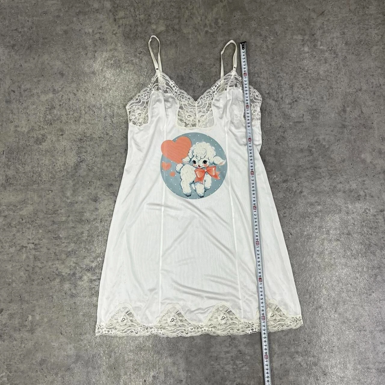 VALENTINO Vestito slip pizzo vintage bambino pecora sognante unico nel suo genere