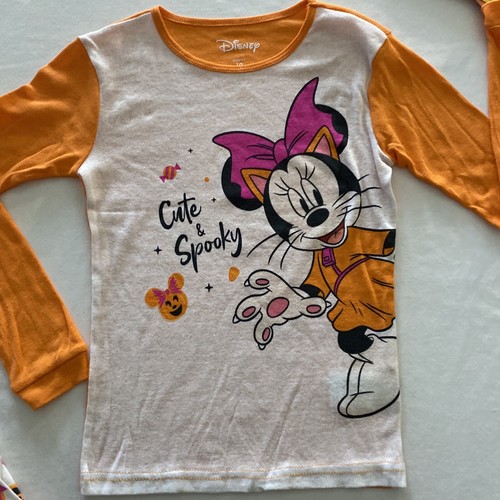 Halloween Disney Minnie Mouse Pajama Set 2 Pc Size 12 New - Picture 2 of 6