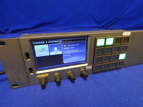 Panel de control del sistema Evertz Quartz CP-2116E-H con 1 fuente de alimentación Evertz, montaje en rack - Imagen 6 de 16
