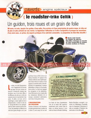 Side-Bike Roadster Trike Celtik Joe Bar Team Motorrad Stecker #008840