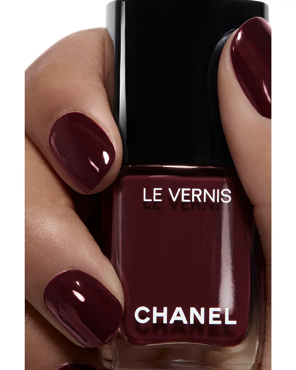 シャネル ネイルファイル ルージュノワール 155 茶色 CHANEL CHANEL LE VERNIS Longwear Nail Colour 155 ROUGE NOIR, NEW IN BOX