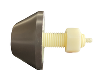 Tecmark Schalter Taster Balg Form Einschalter Umschalter 70MmØ Kunststoff Braun