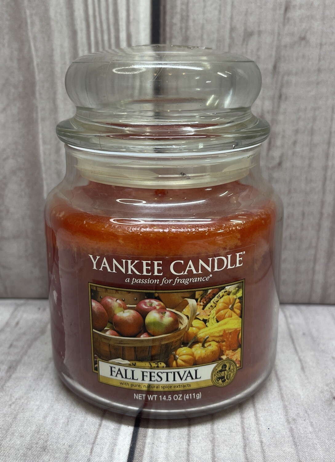 Yankee Candle Fall Festival Jar Candle 22 oz White Label eBay