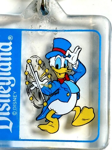 Vintage Disneyland Donald Duck Baton Twirl Keychain - Picture 3 of 4