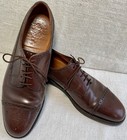 JM Weston 579 Giscard Medallion Perf Cap Toe BoxCalf Semi Brogue UK 9.5 US 10.5 — photo 1