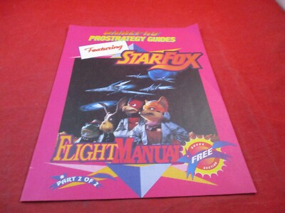 Star Fox SNES Mini Strategy Player's Guide Hint GamePro Supplement Part 2