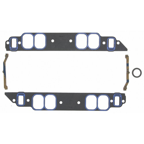 Fel-Pro 1281-3 Perf Intake Manifold Gasket Set Oval .06"Thick for GM - 第 1/1 張圖片