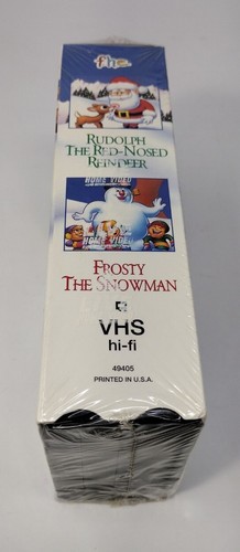 RUDOLPH THE RED NOSED REINDEER & FROSTY THE SNOWMAN VHS 2 PACK Watermarks - Picture 3 of 8