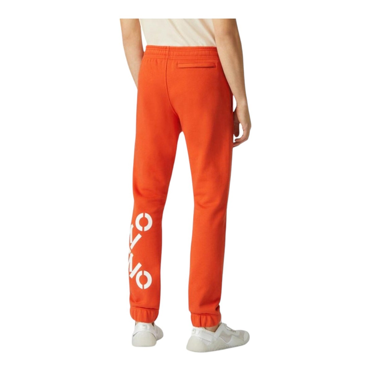 Kenzo Men's Sport Jogging Bottoms FA65PA7124MS Deep Orange - BRAND