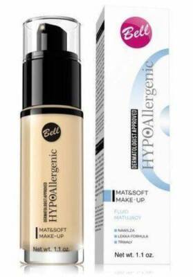 Bell Hypoallergenic Mat&Soft Make-up Mattifying Fluid NO 01 Light Beige 30g