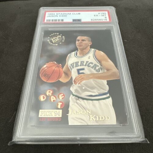 1994 Topps Stadium Club ROOKIE Jason Kidd PSA 6 #190