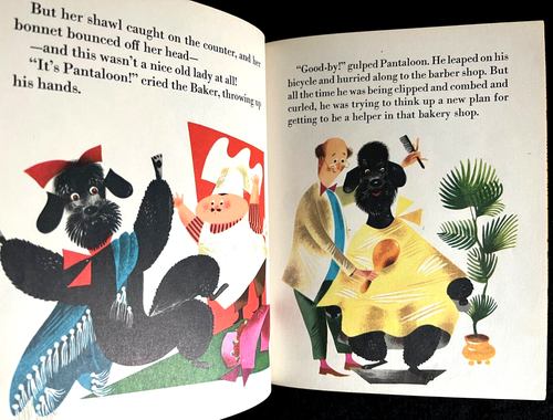 PANTALOON ~ vintage 1st "A" ed. Little Golden Book #114, baker, poodle, VG+ - Picture 4 of 7
