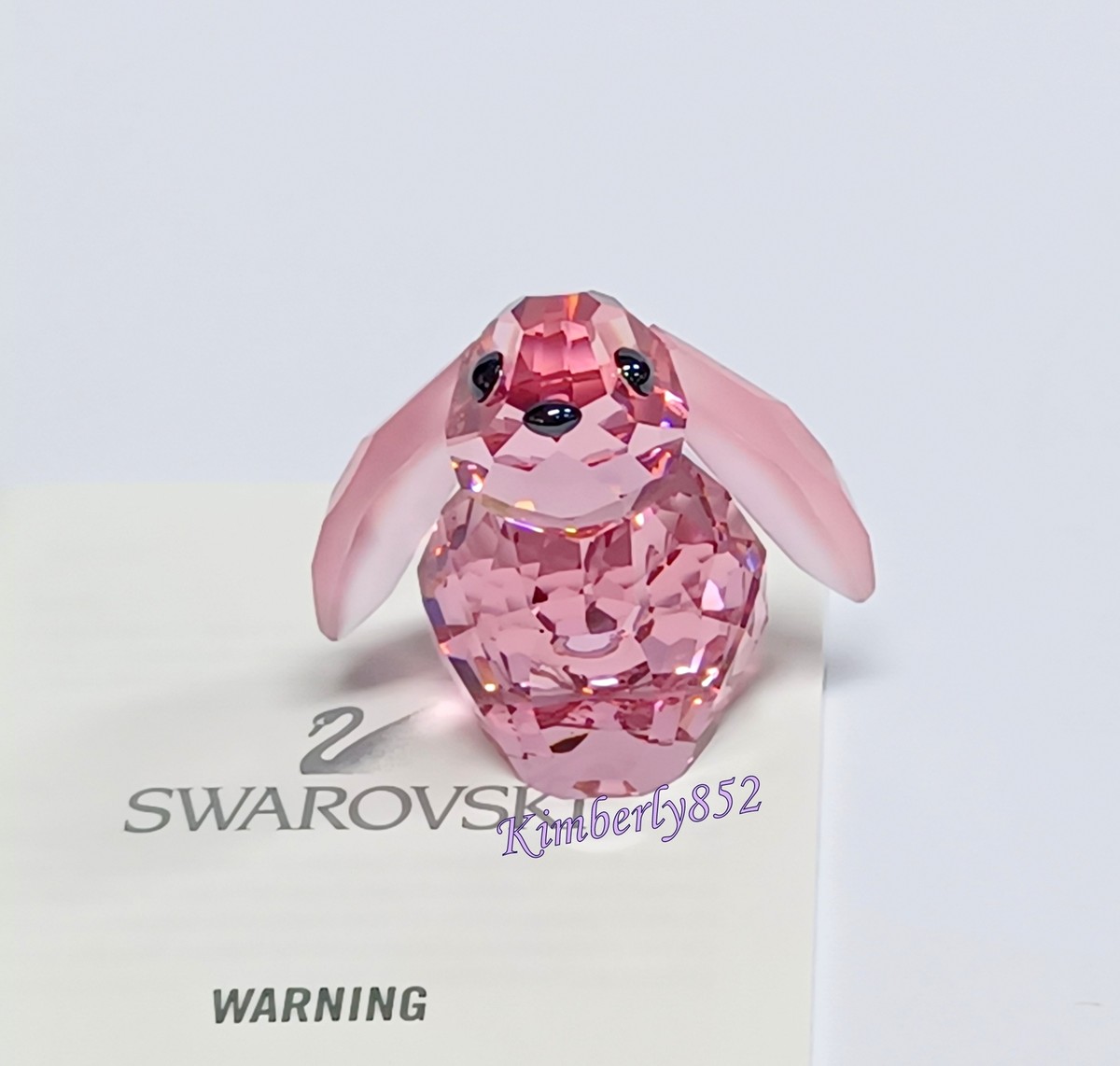 Swarovski Bella Rabbit Sweet Bunny Light Rose Crystal Authentic