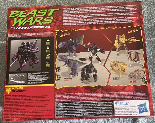 Transformers Beast Wars Megatron Kenner Exclusive 2021 Reissue Action Figure NEW - Picture 2 of 2