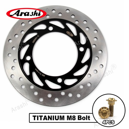 Rear Brake Disc + Bolts Screw For Honda CB 900 F Hornet 2002-2006 2005 2004 2003 - Picture 10 of 11