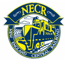 7" new england central railroad bumper sticker decal usa made