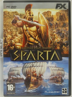 SPARTA THE BATTLES OF THERMOPILES PC COMPUTER DVD ITALIAN ORIGINAL COMPLETE