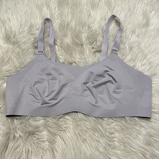 Knix 5 Bra Purple Wireless Unpadded Unlined Back Closure